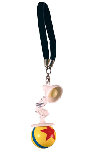 Pixar Luxo Jr. lamp figure strap from Japanese gacha capsule toy collection