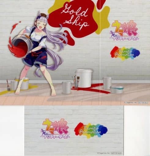 Gold Ship Tracen Academy version figure background board, Umamusume Pretty Derby Namco exclusive