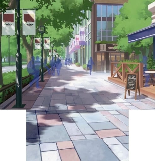 Kitasan Black street version figure background board, Umamusume Pretty Derby Namco exclusive