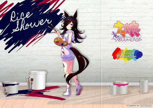 Rice Shower street version figure background board, Umamusume Pretty Derby Namco exclusive