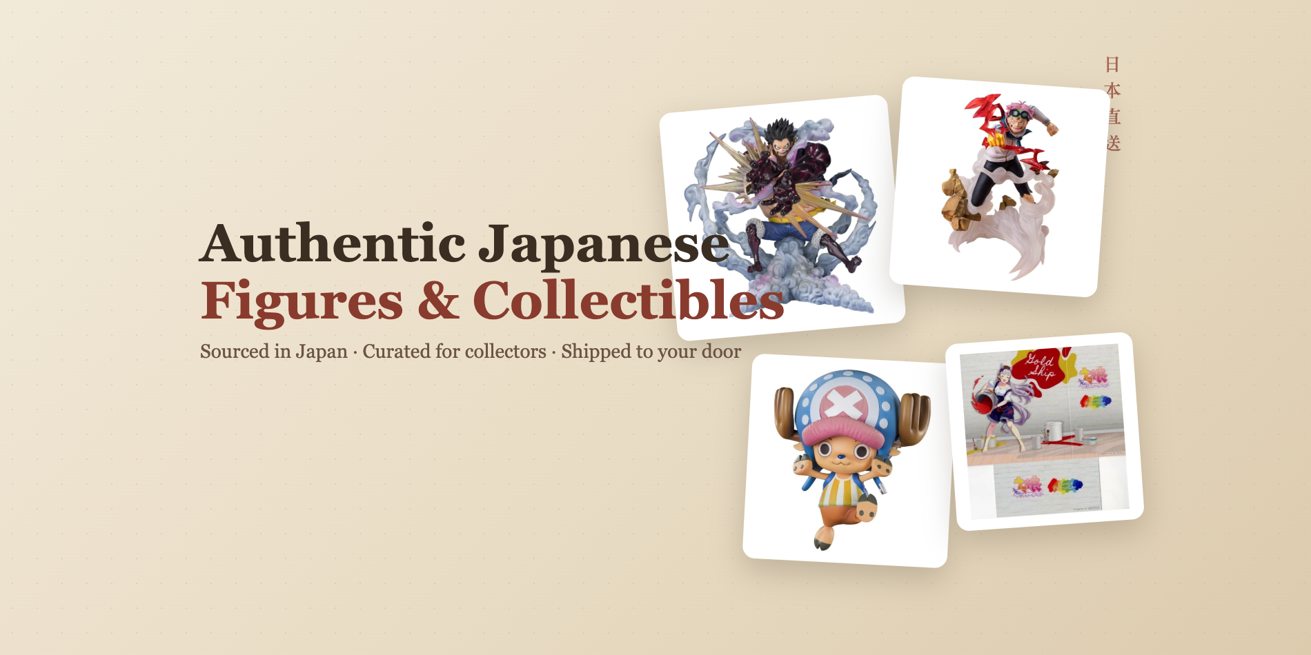 Authentic Japanese figures and collectibles